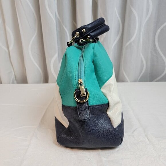 JustFab Color Block Satchel - Super Cute - Picture 3 of 12